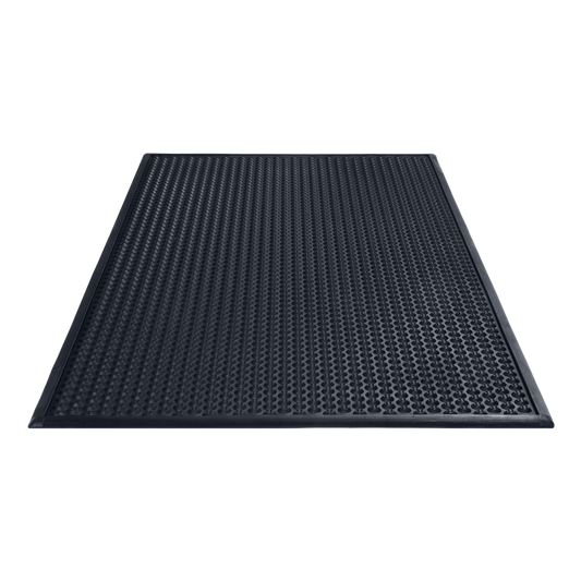 schwarz mit bubblestruktur