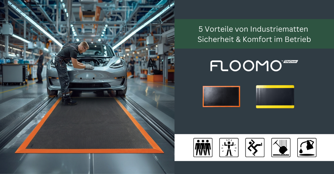 5 Vorteile von Industriematten: Sicherheit & Komfort im Betrieb