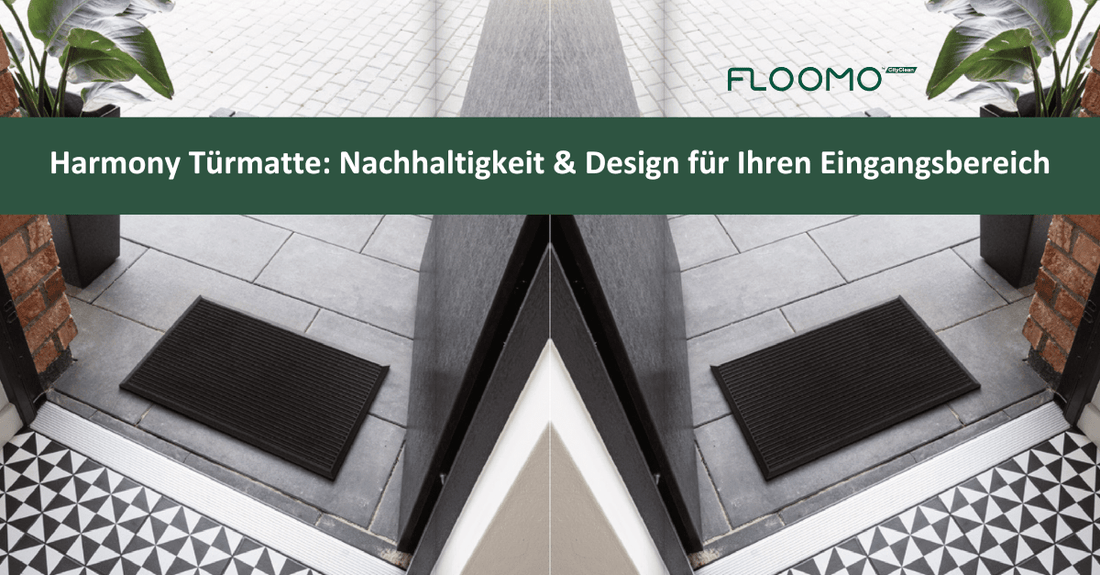 Harmony Türmatte: Recycling und Design für Ihren Eingangsbereich