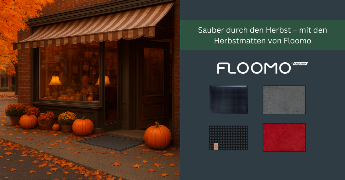 Sauber durch den Herbst – mit den Herbstmatten von Floomo