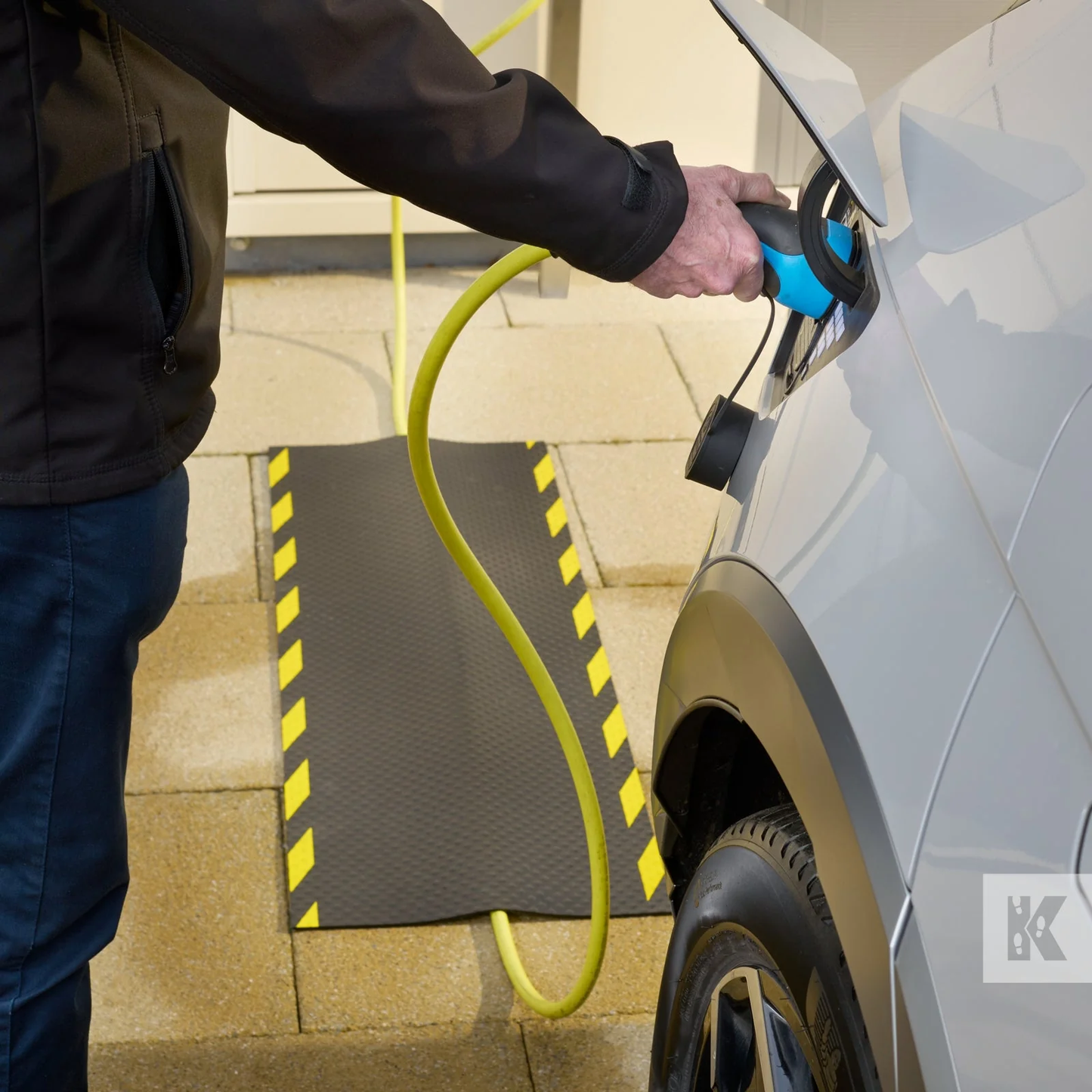 E-Auto Kabelmatte 40cm x 120cm EV Cable mat