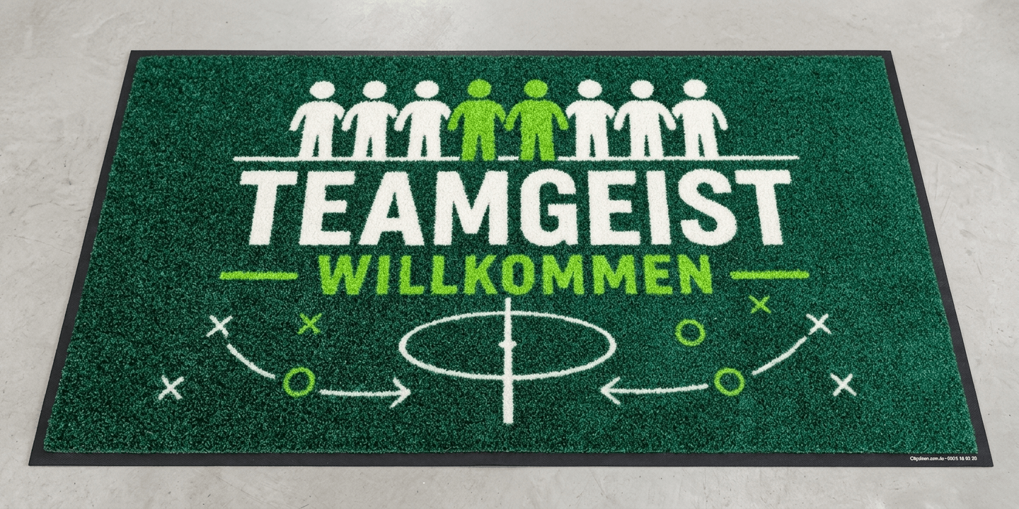 Fussball Sommer 2026 Fußmatte Teamgeist Taktiktafel – Fan Edition