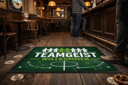 Fussball Sommer 2026 Fußmatte Teamgeist Taktiktafel – Fan Edition