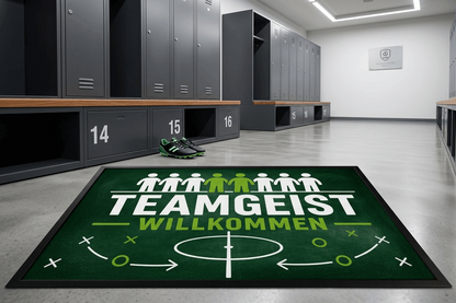 Fussball Sommer 2026 Fußmatte Teamgeist Taktiktafel – Fan Edition