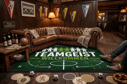 Fussball Sommer 2026 Fußmatte Teamgeist Taktiktafel – Fan Edition